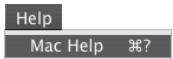 APPLE POWERBOOK G4 17-INCH - To access Mac Help: - 2