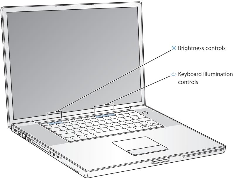 APPLE POWERBOOK G4 17-INCH - Adjusting Your Display - 1
