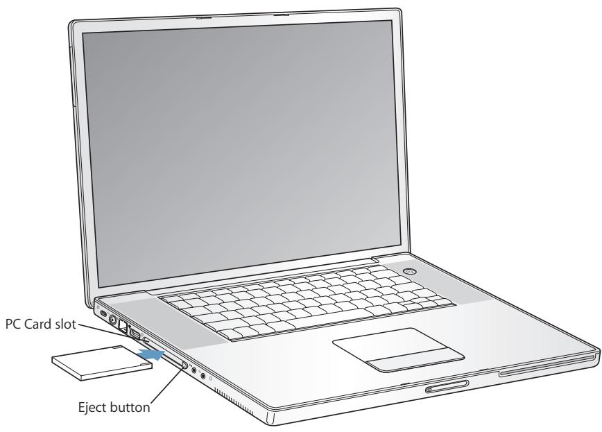 APPLE POWERBOOK G4 17-INCH - Using PC Cards - 1