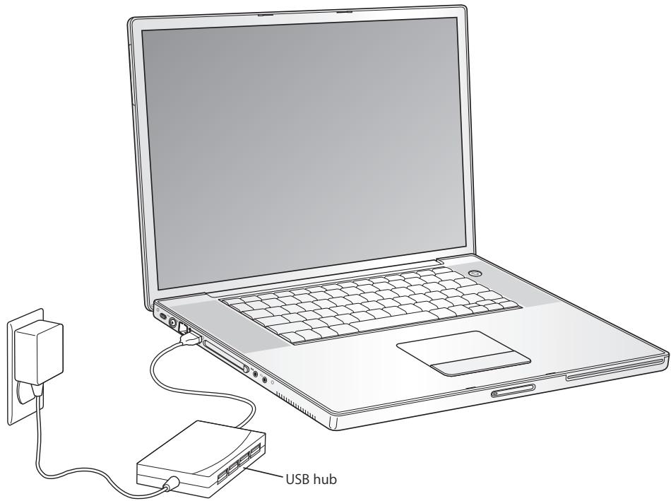APPLE POWERBOOK G4 17-INCH - Using Multiple USB Devices at the Same Time - 1