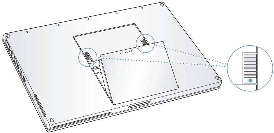 APPLE POWERBOOK G4 17-INCH - Step 1: Removing the Battery - 1
