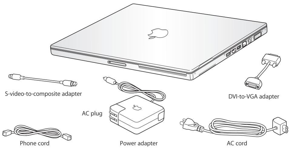 APPLE POWERBOOK G4 17-INCH - Your PowerBook is a full-featured notebook computer. - 1