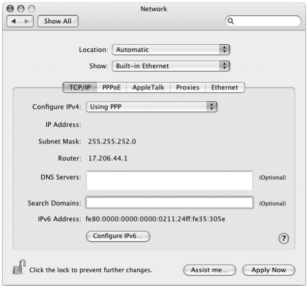 APPLE POWERBOOK G4 17-INCH - To set up a PPPoE connection: - 2
