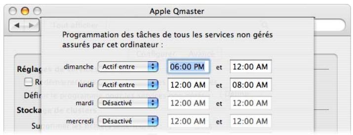 APPLE QMASTER 2 - Les grappes de serveurs apple q administrator requirement des services gérés - 1