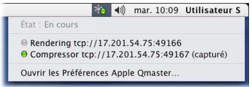 APPLE QMASTER 2 - Indicateur de l'état du nœud de service dans la barre des menus - 2