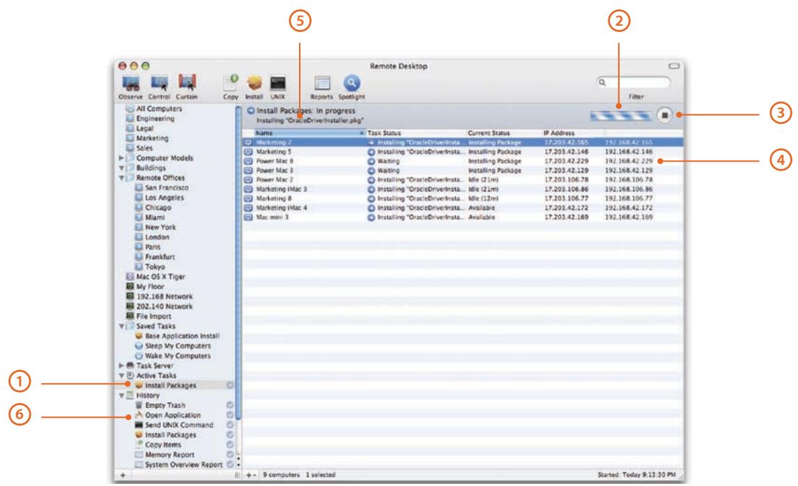 APPLE REMOTE DESKTOP 3 - Task Progress with Software Installation - 1