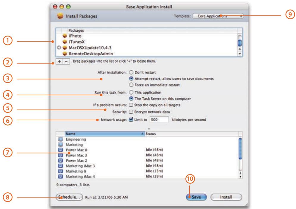 APPLE REMOTE DESKTOP 3 - Install Packages Task Pane - 1