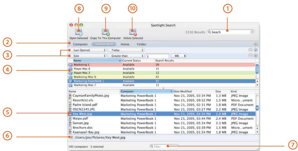 APPLE REMOTE DESKTOP 3 - Remote Spotlight Search - 1