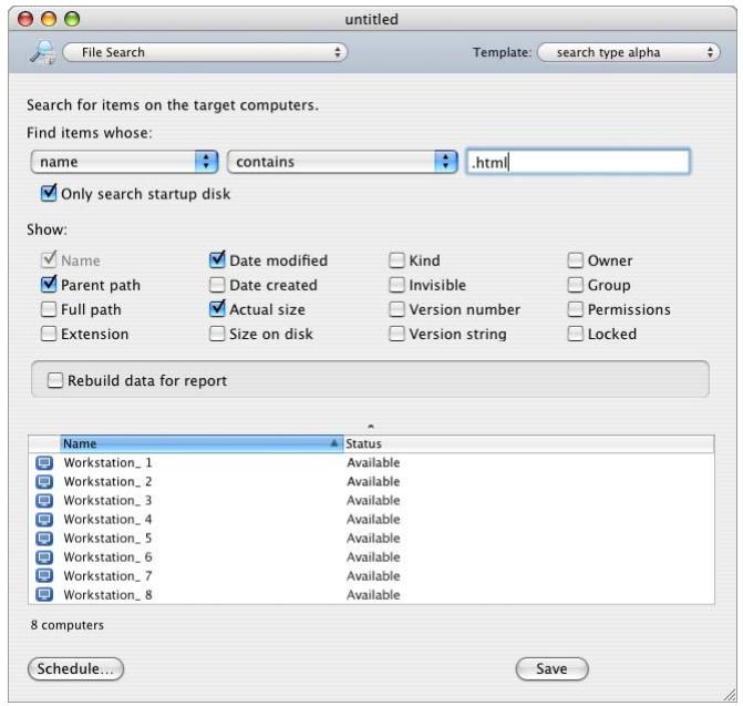 APPLE REMOTE DESKTOP 3.1 - Finding Files, Folders, and Applications - 1