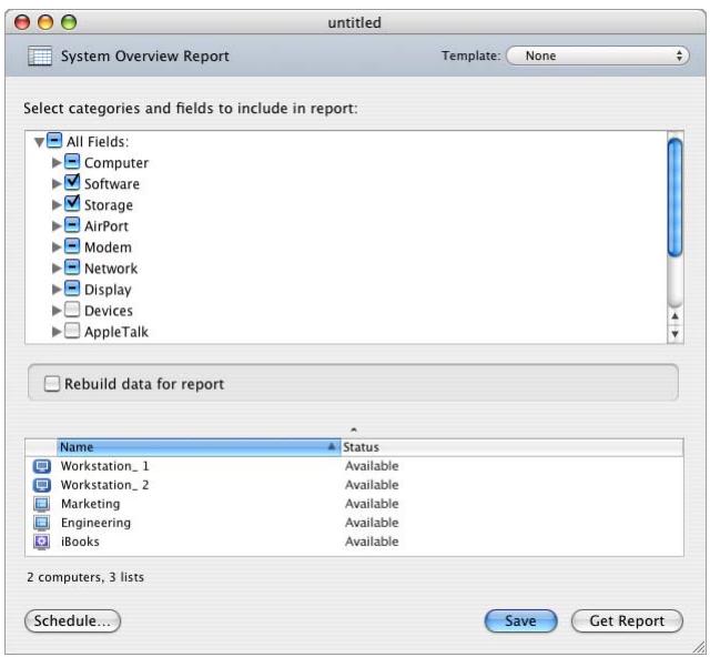 APPLE REMOTE DESKTOP 3.1 - Creating Reports - 1
