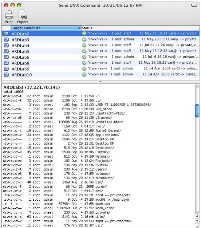 APPLE REMOTE DESKTOP 3.1 - UNIX Shell Commands - 1
