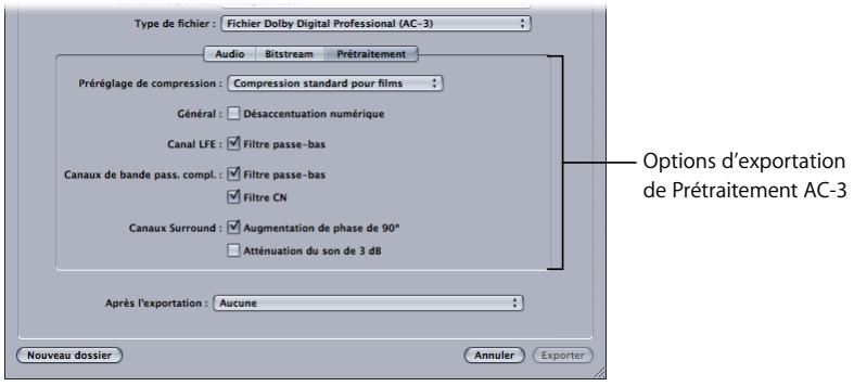 APPLE SOUNDTRACK PRO 2 - Exportation en fichiers dolby digital professional (ac-3) - 11