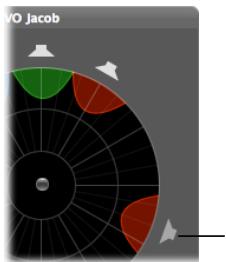 APPLE SOUNDTRACK PRO 2 - Pour passer du panner stéréo au panner surround, effectuez l'une des opérations suivantes: - 5