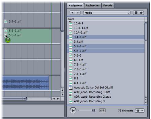 APPLE SOUNDTRACK PRO 2 - Combination de clips séparés pour créer des clips multicanaux - 1