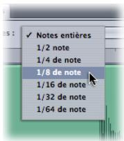 APPLE SOUNDTRACK PRO 2 - Pour modifier la valeur de rythme des éléments transitoires détectés : - 1