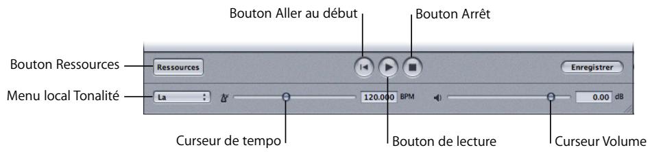 APPLE SOUNDTRACK PRO 2 - Commandes de lecture et de gestion de fichier - 1