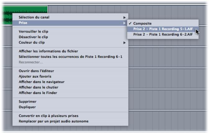 APPLE SOUNDTRACK PRO 2 - Montage de clips à plusieurs prises - 1