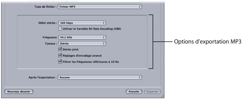 APPLE SOUNDTRACK PRO 2 - Exportation en fichiers MP3 - 1