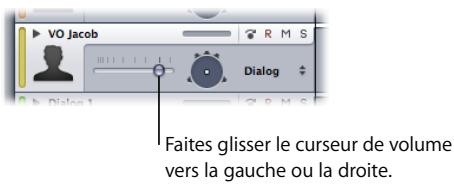 APPLE SOUNDTRACK PRO 2 - Ajustement du volume - 1