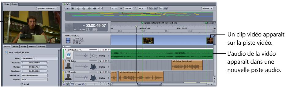 APPLE SOUNDTRACK PRO 2 - Ajout d'une vidéo à un projet - 2