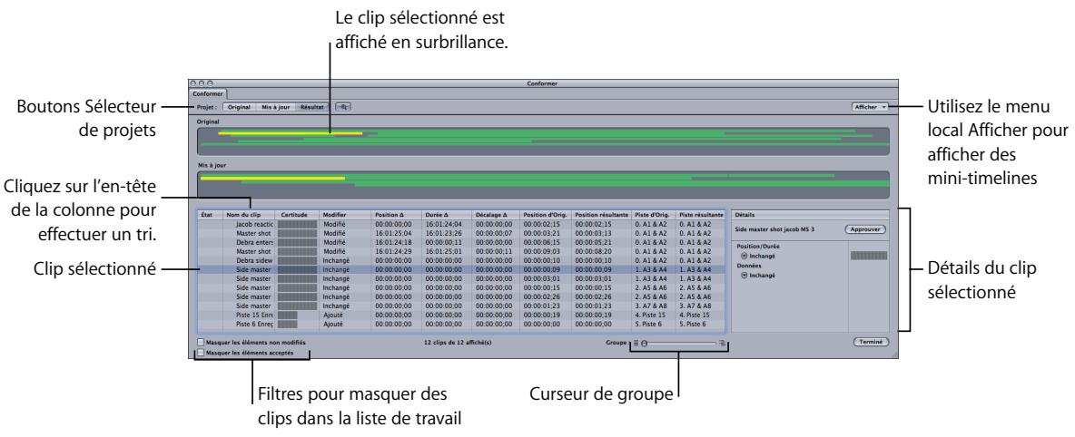 APPLE SOUNDTRACK PRO 2 - Pour adapter un projet multipiste soundtrack pro aux modifications apportées à la série source dans final cut pro : - 5