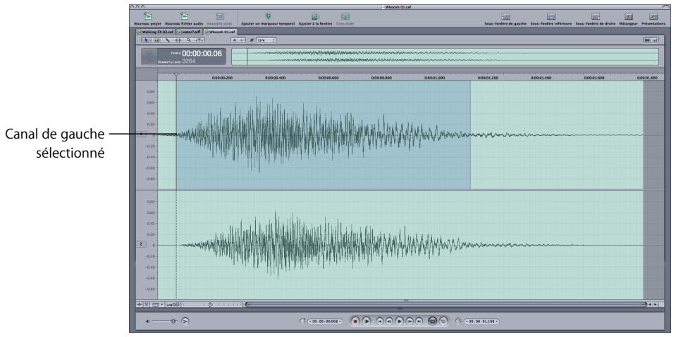 APPLE SOUNDTRACK PRO 2 - Sélection d'une partie d'un fichier audio - 2