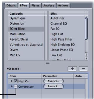 APPLE SOUNDTRACK PRO 2 - Ignorer les effets en temps réel - 1
