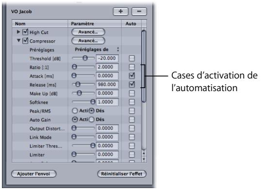 APPLE SOUNDTRACK PRO 2 - Automatisation des paramètres d'effet en temps réel - 1