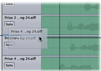 APPLE SOUNDTRACK PRO 2 - Réorganisation des prises - 1