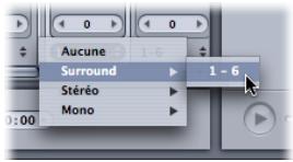 APPLE SOUNDTRACK PRO 2 - Configuration de la sortie des bandes de canaux - 2
