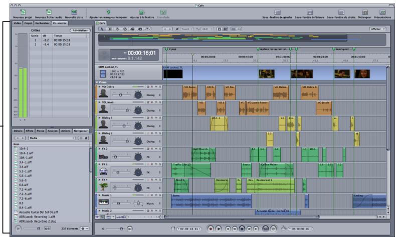 APPLE SOUNDTRACK PRO 2 - Réorganisation des orifices - 1