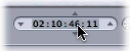 APPLE SOUNDTRACK PRO 2 - Utilisation de curseurs de valeur de timecode - 1