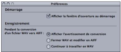 APPLE SOUNDTRACK PRO 2 - Préférences de l'utilitaire de boucles apple loops - 1
