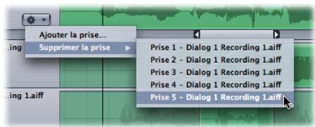 APPLE SOUNDTRACK PRO 2 - Ajout et suppression de prises - 2