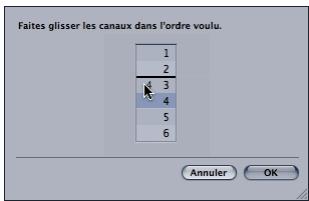 APPLE SOUNDTRACK PRO 2 - Réorganiser les canaux - 1