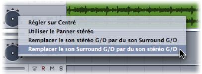 APPLE SOUNDTRACK PRO 2 - Pour créer une copie distincte de votre mixage stéréo à destination d'un mixage surround : - 3