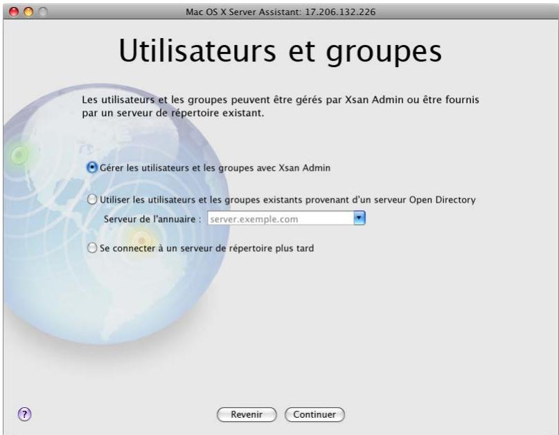 APPLE XSAN 2 - Étape 4 : configurer les utilisateurs et groupes SAN - 1