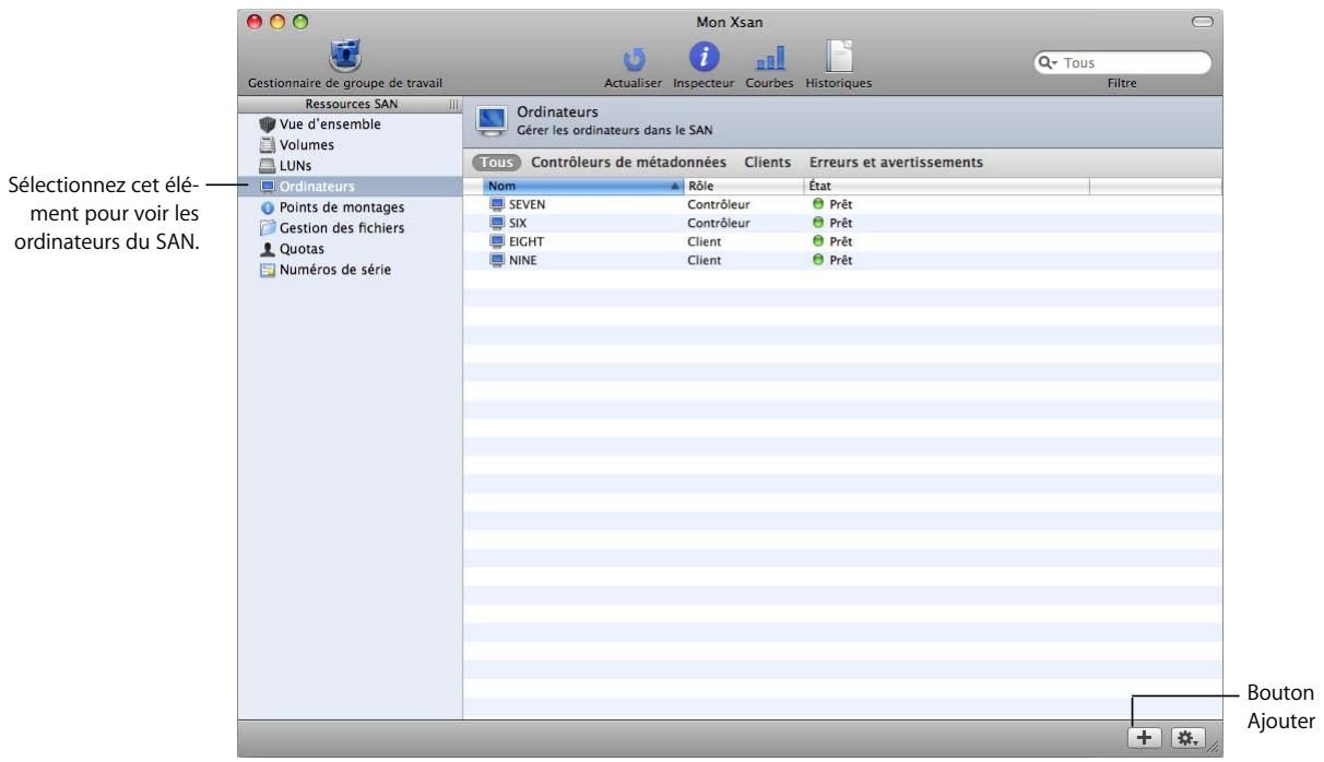 APPLE XSAN 2 - Ajout d'un client - 1