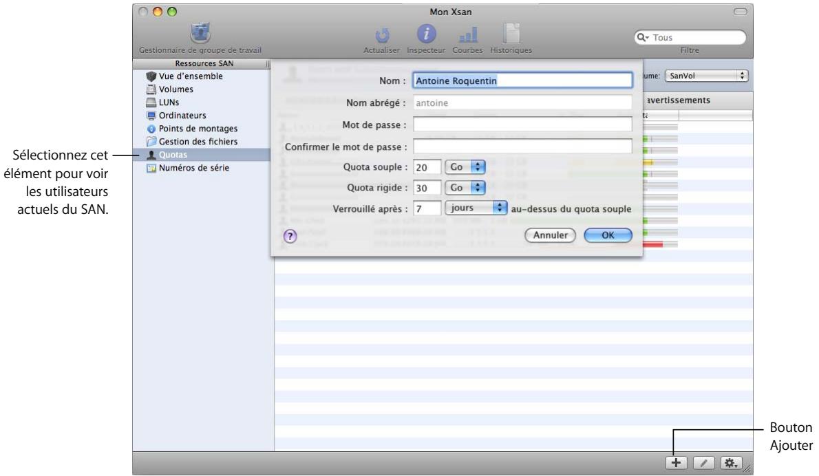 APPLE XSAN 2 - Ajout d'utilisateurs du SAN - 1