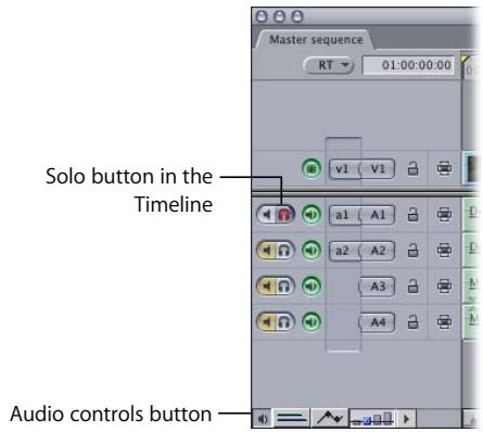 APPLE FINAL CUT PRO 5 - To solo one or more tracks, do one of the following: - 2