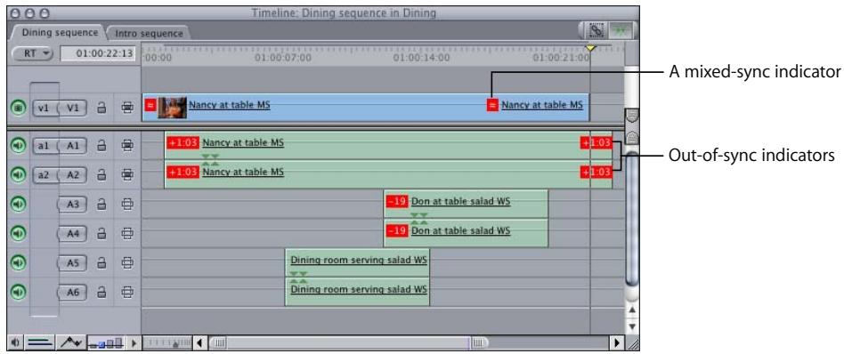 APPLE FINAL CUT PRO 5 - Understanding Sync Relationships Between Multiple Linked Audio Items - 2