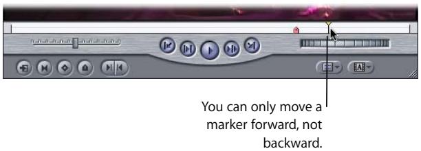 APPLE FINAL CUT PRO 5 - Moving a Marker - 1