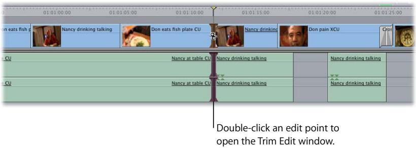 APPLE FINAL CUT PRO 5 - Opening and Closing the Trim Edit Window - 1