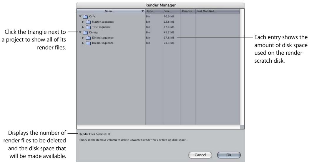 APPLE FINAL CUT PRO 5 - Choose Tools > Render Manager. - 1