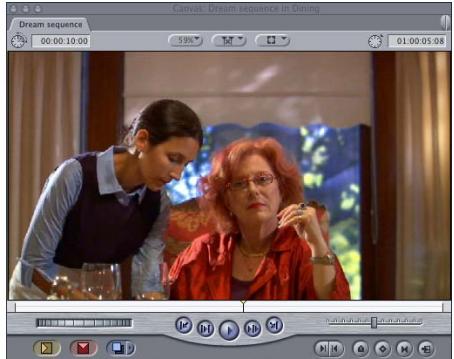 APPLE FINAL CUT PRO 5 - To drag a source frame to a new time: - 2