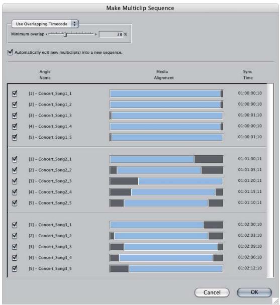 APPLE FINAL CUT PRO 5 - Minimum Overlap Is 38% - 1