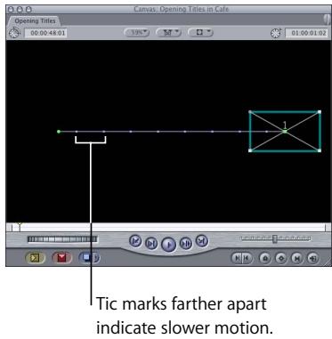 APPLE FINAL CUT PRO 5 - Controlling Speed Along a Motion Path - 2