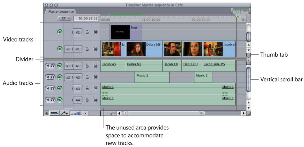 APPLE FINAL CUT PRO 5 - Vertical Multitrack Controls - 1