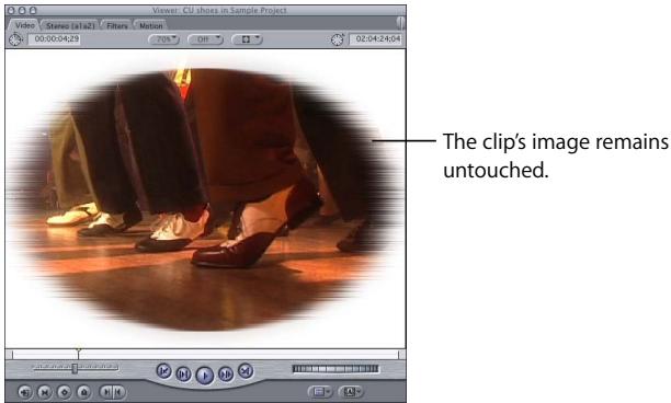 APPLE FINAL CUT PRO 5 - Example: Using the Image Mask and Mask Feather Filters - 5