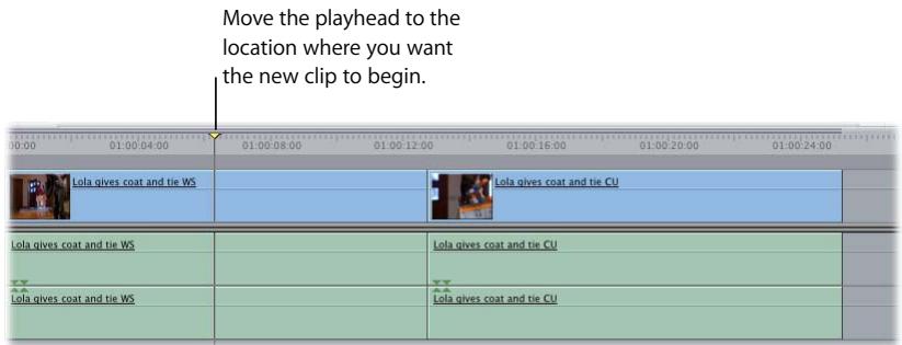 APPLE FINAL CUT PRO 5 - Example: Editing a Clip With No Specified In or Out Points Into Your Sequence - 2